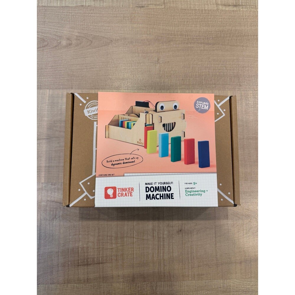 NEW Kiwi Co Explore Stem Tinker Crate - Make Your Own Domino Machine